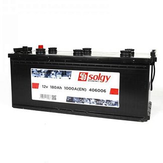 Аккумулятор автомобильный 180Ач 1000А "+" слева Solgy