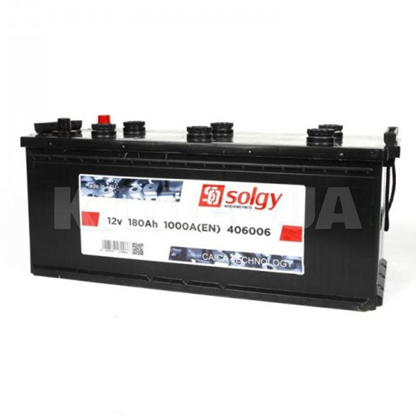 Аккумулятор автомобильный 180Ач 1000А "+" слева Solgy (406006)