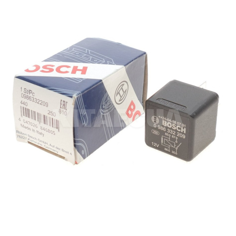 Реле 4-контактное 12B Bosch (0986332209) - 4