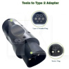 Переходник Guwieyg 7.4 кВт 32А 1-фаза Type Tesla (станция) - Type 2 (европейское авто) GUWIEYG (P-TST2)