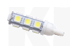 Светодиодная лампа 12V безцокольная 13 светодиодов CYCLON (T10-003)