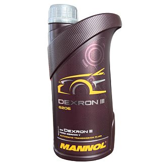 Масло трансмиссионное ATF III Dexron Plus (в ГУР) 1л синтетическое Mannol