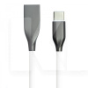 Кабель USB Type-C 2.4А 2.4А 2м білий PowerPlant (CA910748)