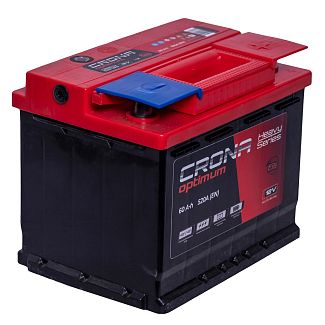 Аккумулятор автомобильный 60Ач 520А "+" справа CRONA