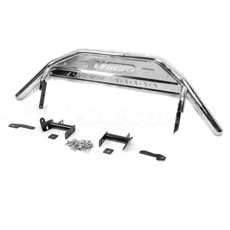Кенгурятник A125227 Mitsubishi Outlander 2006-2012 нержавеющая сталь Libao (a125227) - 4