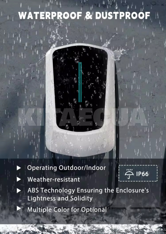 Зарядка для электромобиля GB/T AC 7.4 кВт 32А 1-фаза Wall Station Q6 REDAUTO (R6-7-GBT) - 5