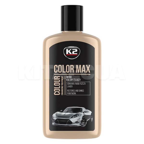 Полироль восковый 250 мл COLOR MAX BLACK K2 (K020CAN)