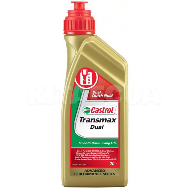 Масло трансмиссионное синтетическое 1л (в ГУР) ATF 75W Transmax DUAL CASTROL (EB-TRANSDL-12x1) - 2