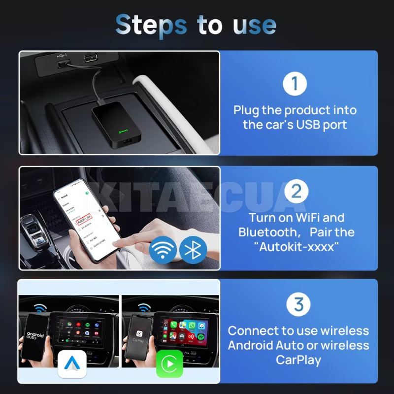 Адаптер Carplay/Android Aut 2air Carlinkit (CLK-2AIR) - 7