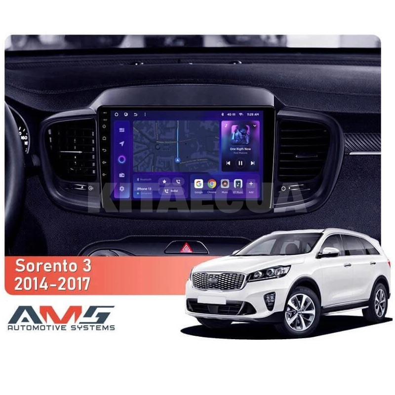 Штатна магнітола MOSS M3 4+32 ГБ 10" Kia Sorento 3 2014-2017 (B) AMS (50831) - 2