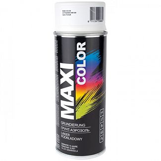 Грунт акриловый 400мл белый MAXI COLOR