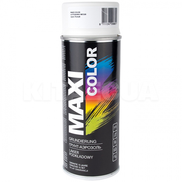 Грунт акриловый 400мл белый MAXI COLOR (MX0002-MAXI COLOR)