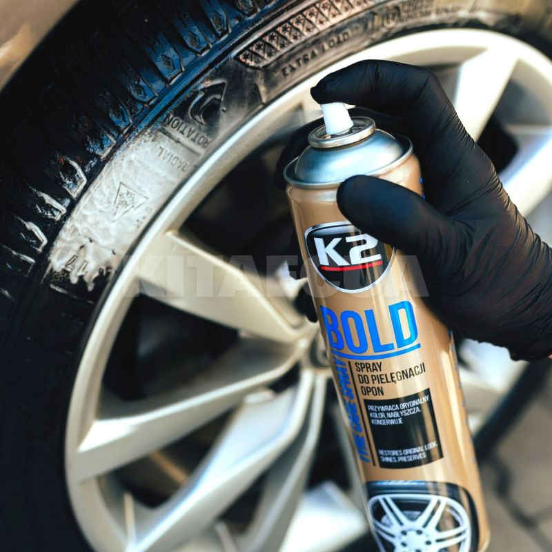 Очиститель шин BOLD SPRAY 600г K2 (K156) - 5
