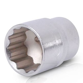 Головка торцевая 12-гранная 27 мм 1/2" 42 мм Intertool