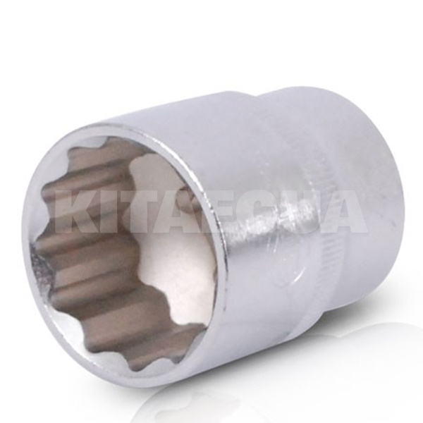 Головка торцева 12-гранна 27 мм 1/2" 42 мм Intertool (ET-0227)