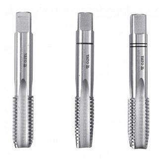 Набор метчиков М4 х 0.7 мм 3 предмета YATO - Kitaec.ua Набор метчиков М4 х 0.7 мм 3 предмета YATO
