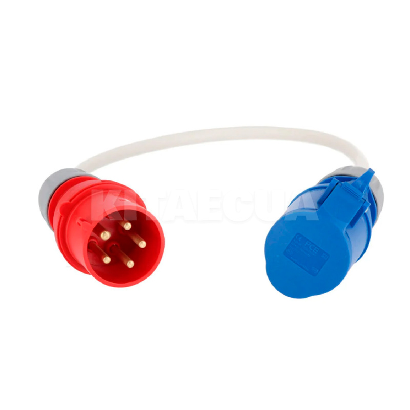 Переходник 32A 3-фазы (силовая вилка) - 1-фаза (силовая розетка) (ACEE325-SCEE323) - 2