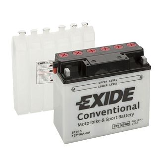 Мото акумулятор Conventional 20Ач 210А "+" справа EXIDE