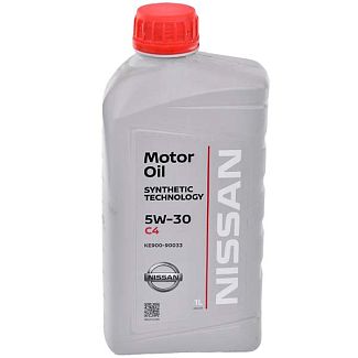 Масло моторное синтетическое 1л 5W-30 Synthetic Technology NISSAN