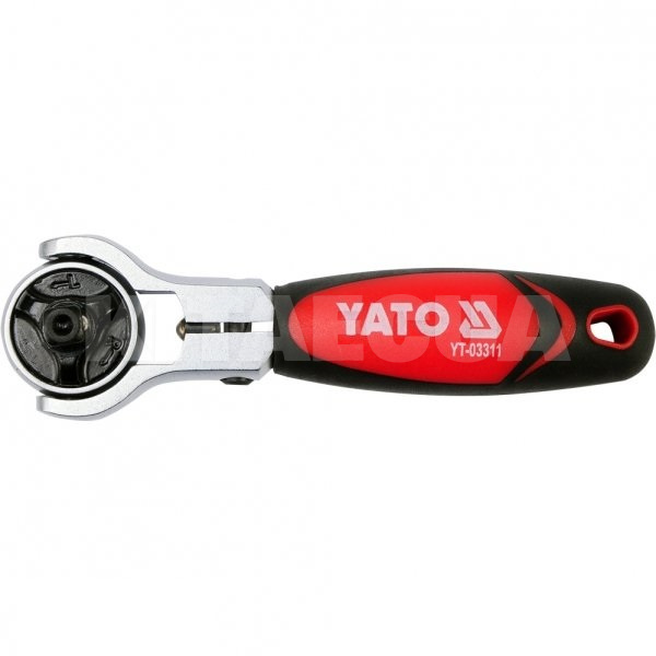 Тріскачка 1/4" 72 зубця 115 мм YATO (YT-03311)