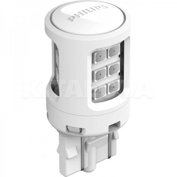 LED лампа Ultinon W3x16d 0.6W 2000К red (комплект) PHILIPS (11065ULRX2) - 2