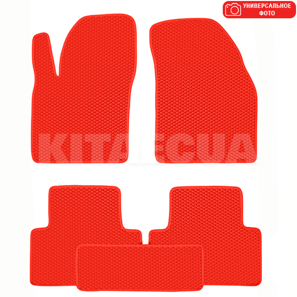 EVA килимки в салон Ravon R2 (2015-н.в.) червоні BELTEX (62 01-EVA-RED-T1-RED)
