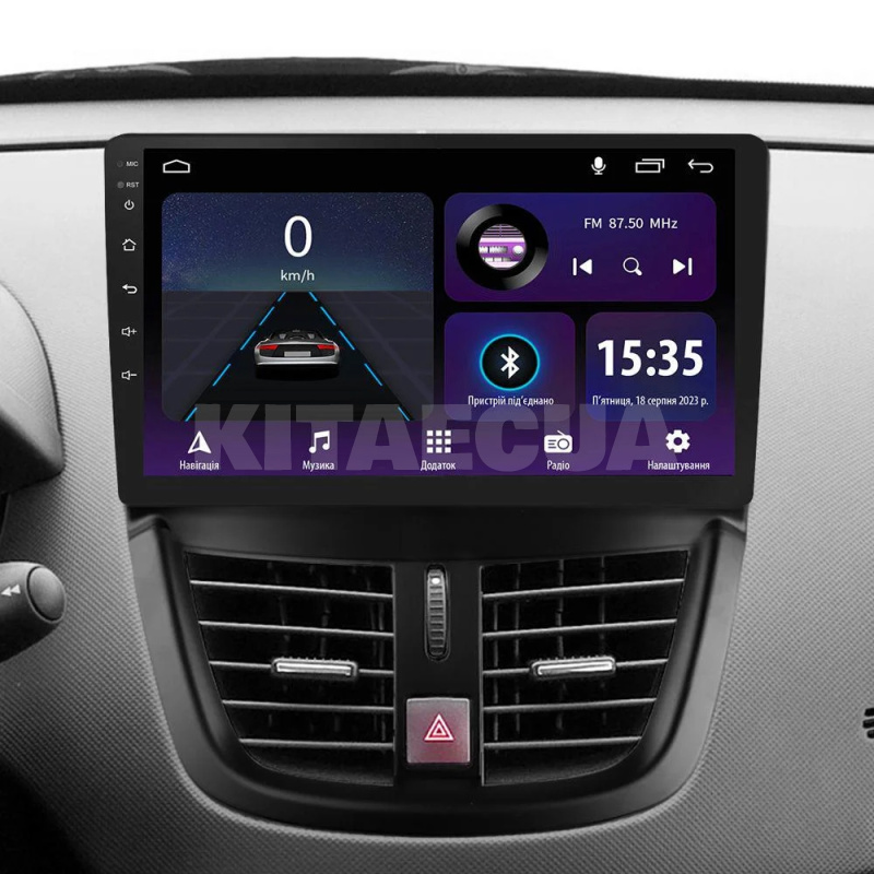 Штатна магнітола E9232 2+32 Gb 9" Peugeot 207 2006-2015 SIGMA4car (42084) - 3