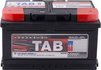 Акумулятор автомобільний 85Ач 800А "+" праворуч TAB