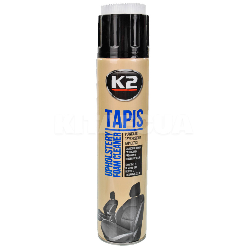 Очиститель обивки салона 600мл TAPIS AERO + BRUSH с щеткой K2 (K206B) - 5
