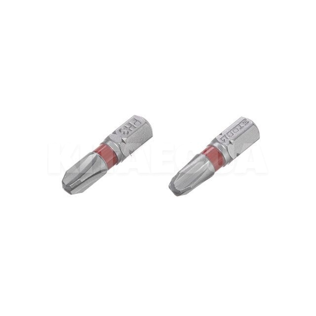 Комплект біт PH3 1/4" 25мм S2 2шт. Intertool (VT-0219)