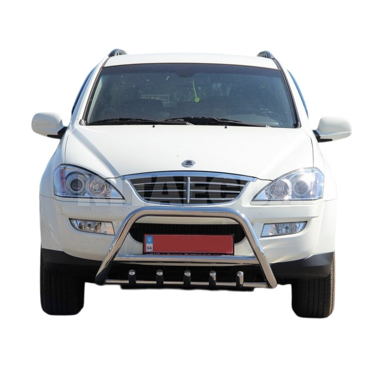 Кенгурятник WT003 SsangYong Kyron 2005-2014 нержавеющая сталь CAN (dug620226) - 3