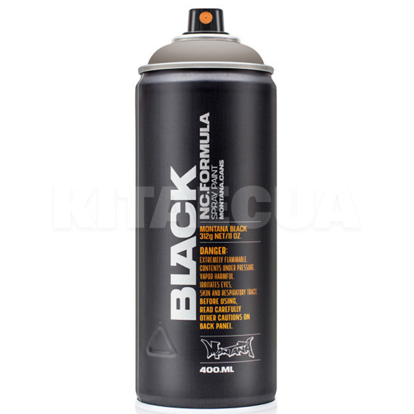 Фарба декоративна нітро-комбі 400мл 7130 "Ламбрат" сіра матова Black MONTANA (321672-MONTANA)