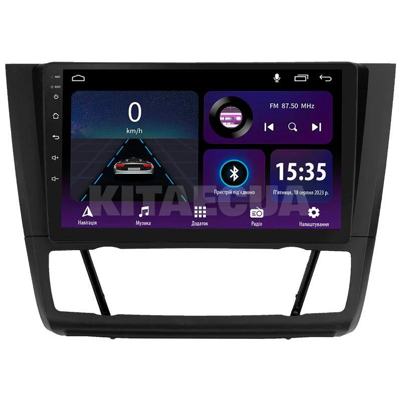 Штатна магнітола E9232 2+32 Gb 9" BMW 1 E81 2004-2011 SIGMA4car (41740)