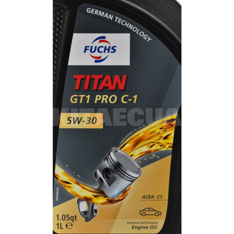 Масло моторное синтетическое 1л 5W-30 TITAN GT1 PRO C-1 FUCHS (601425530) - 2