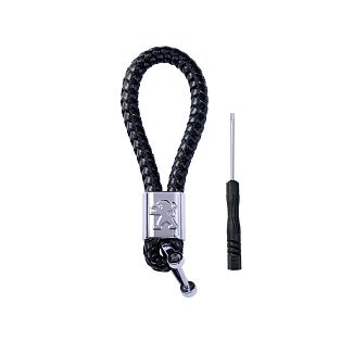 Брелок для ключей плетеный Peugeot 