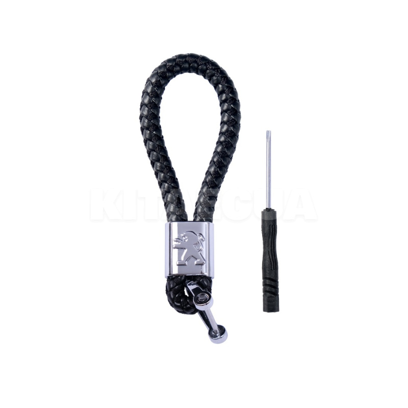 Брелок для ключей плетеный Peugeot (00000050545)