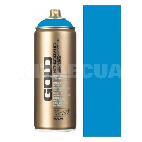 Краска голубая 400мл полуглянцевая GL 5050 Sky Blue MONTANA (284854-MONTANA)