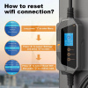 Зарядка для електромобіля GB/T AC 22 кВт 32A 3-фази Hero Wi-Fi FEYREE (FY22-32-3PH-GB/T-H8)