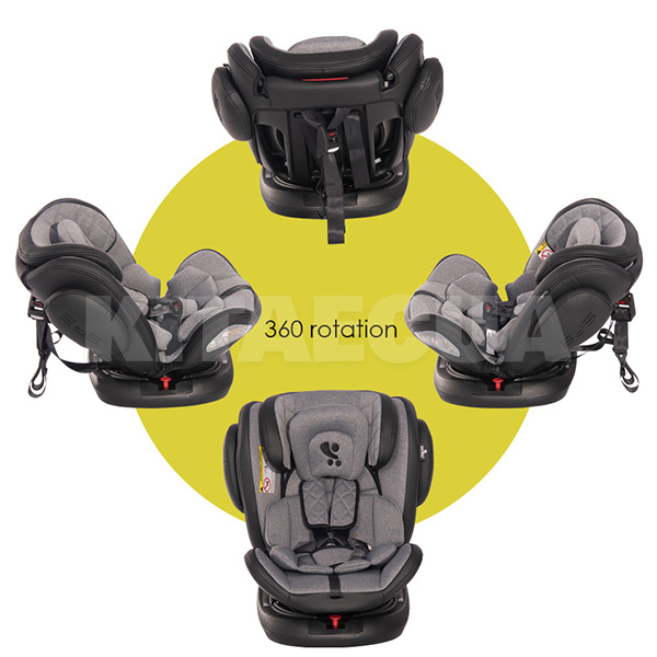 Автокрісло дитяче Aviator Isofix Black&Red 0-36 кг Lorelli (10071302167) - 5