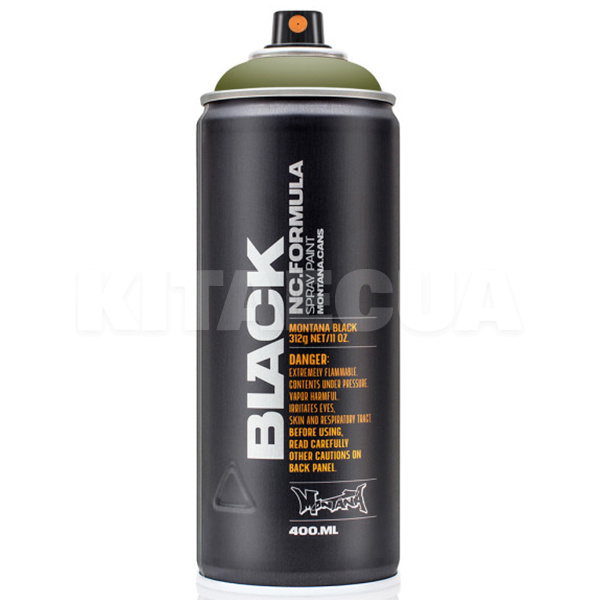 Краска декоративная нитро-комби 400мл 6725 войско" хаки матовая Black MONTANA (386503-MONTANA)