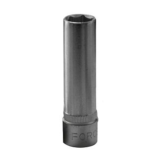 Головка торцевая 6-гранная удлиненная 10 мм 3/8" 63 мм FORCE