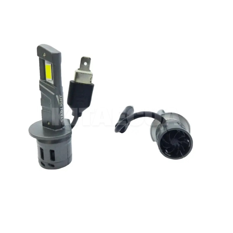 LED лампа для авто SmallStar +100% H1 50W 5500K (компл.) StarLight (SL-SS-H1W) - 2
