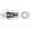 Світлодіодна лампа V1 12V WY5W 2200K (компл.) AMS (41262)