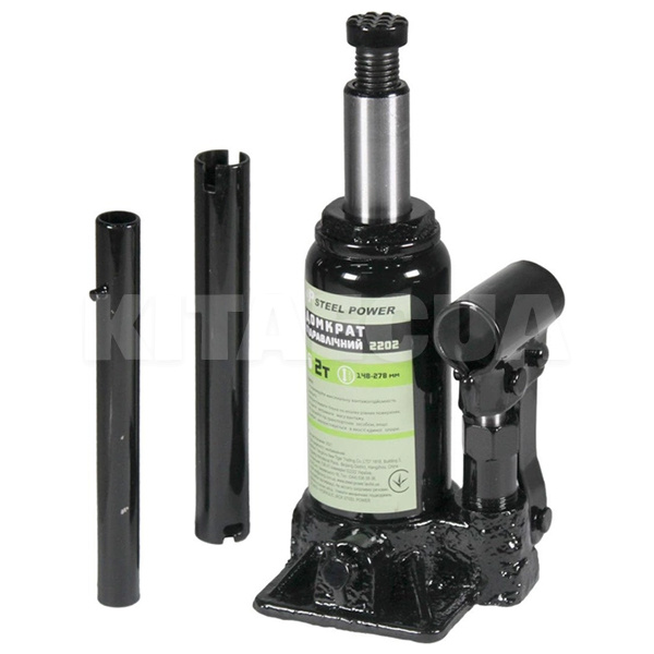Домкрат гидравлический бутылочный до 2т (148мм-278мм) STEEL POWER (SPR 2202) - 2