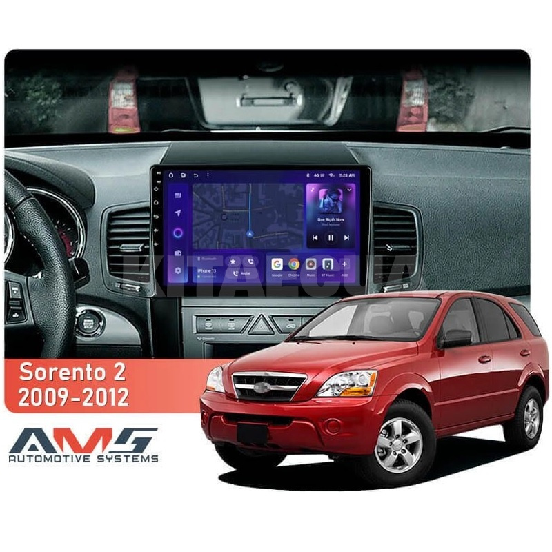 Штатна магнітола MOSS M3 4+32 ГБ 10" Kia Sorento 2 XM 2009-2012 (B) AMS (50829) - 4