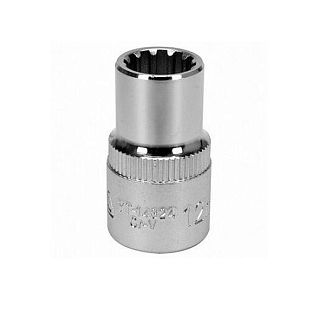 Головка торцевая SPLINE 12 мм 1/2" 38 мм блистер YATO