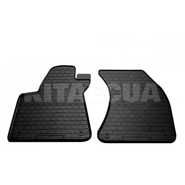 Резиновые коврики передние AUDI A8 (D4) (2010-2017) AV2 клипсы Stingray (1030182)