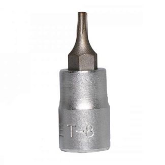 Головка торцевая с 6-лучевой насадкой T8 1/4" 32 мм FORCE