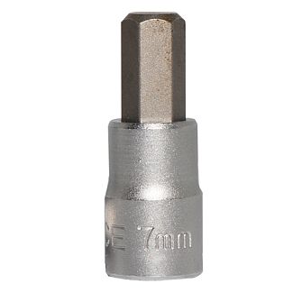 Головка торцева з 6-гранною насадкою 7 мм 1/4 " 32 мм FORCE