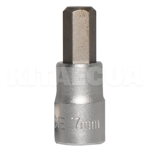 Головка торцева з 6-гранною насадкою 7 мм 1/4 " 32 мм FORCE (FOR 3243207)